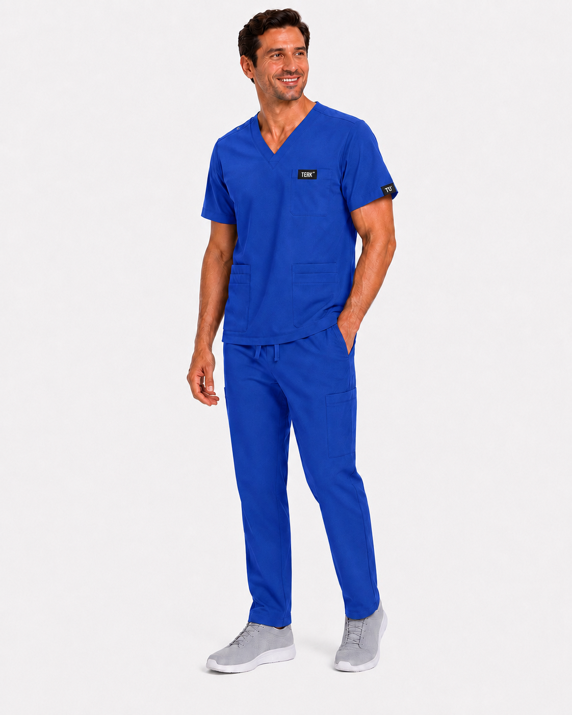 TU™ Signature Multi-Pocket V-Neck Straight Leg Scrub Set (Copy)