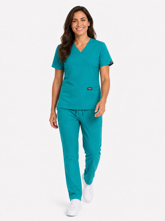 TU™ Signature V-Neck Straight Leg Scrub Set