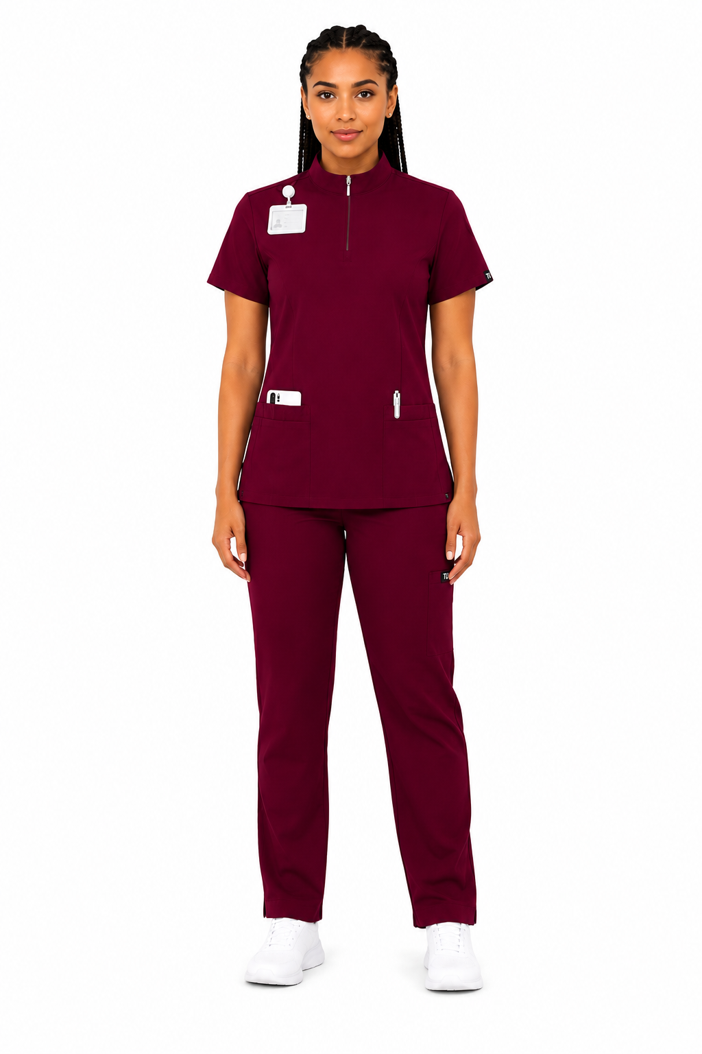 TU™ Signature Zip-Neck Utility Straight Leg Set