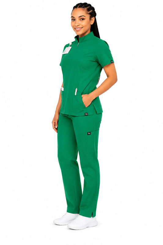 TU™ Signature Zip-Neck Utility Straight Leg Set