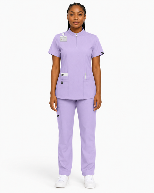 TU™ Signature Zip-Neck Utility Straight Leg Set