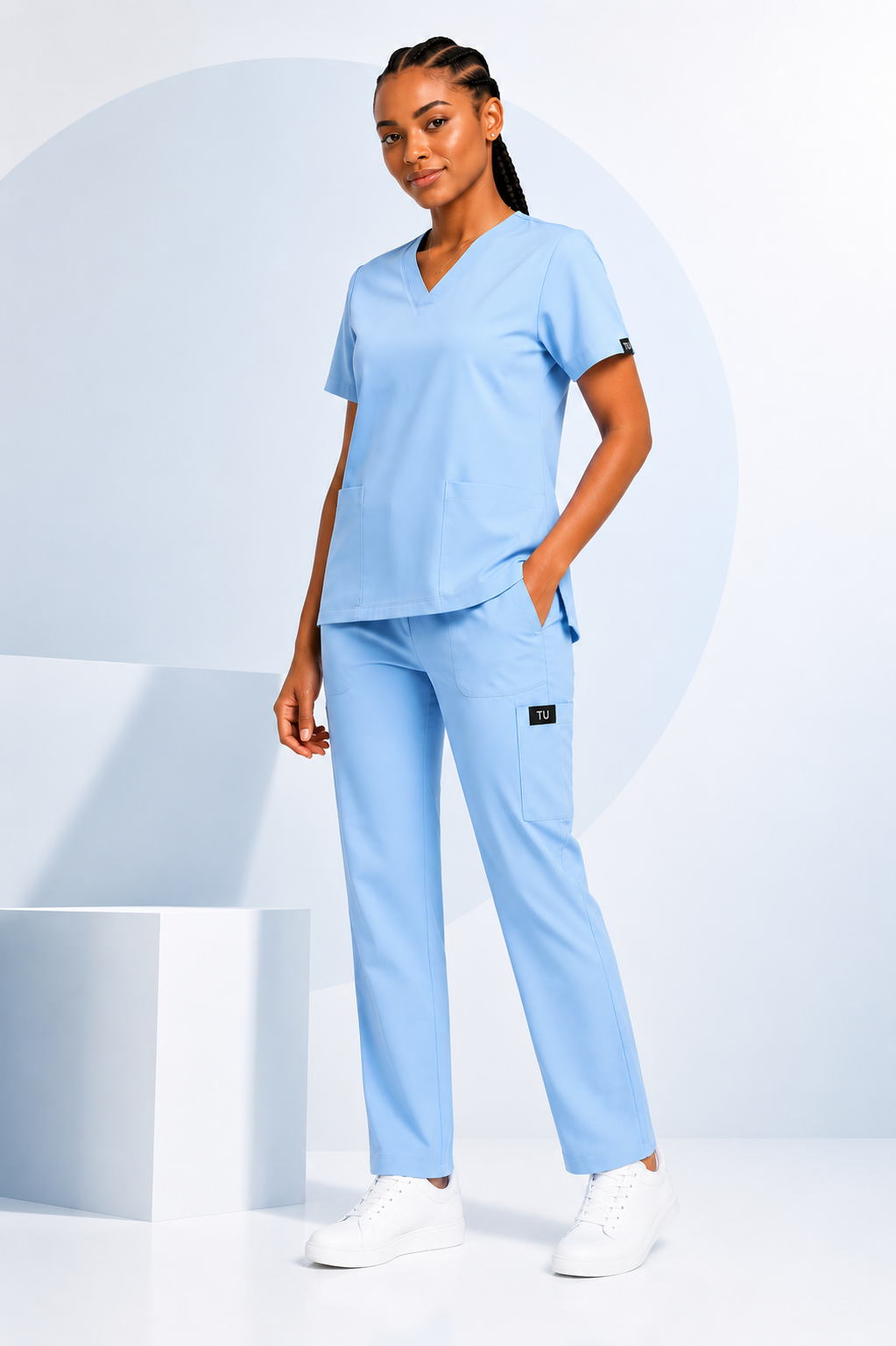 TU™ Signature V-Neck Straight Leg Set