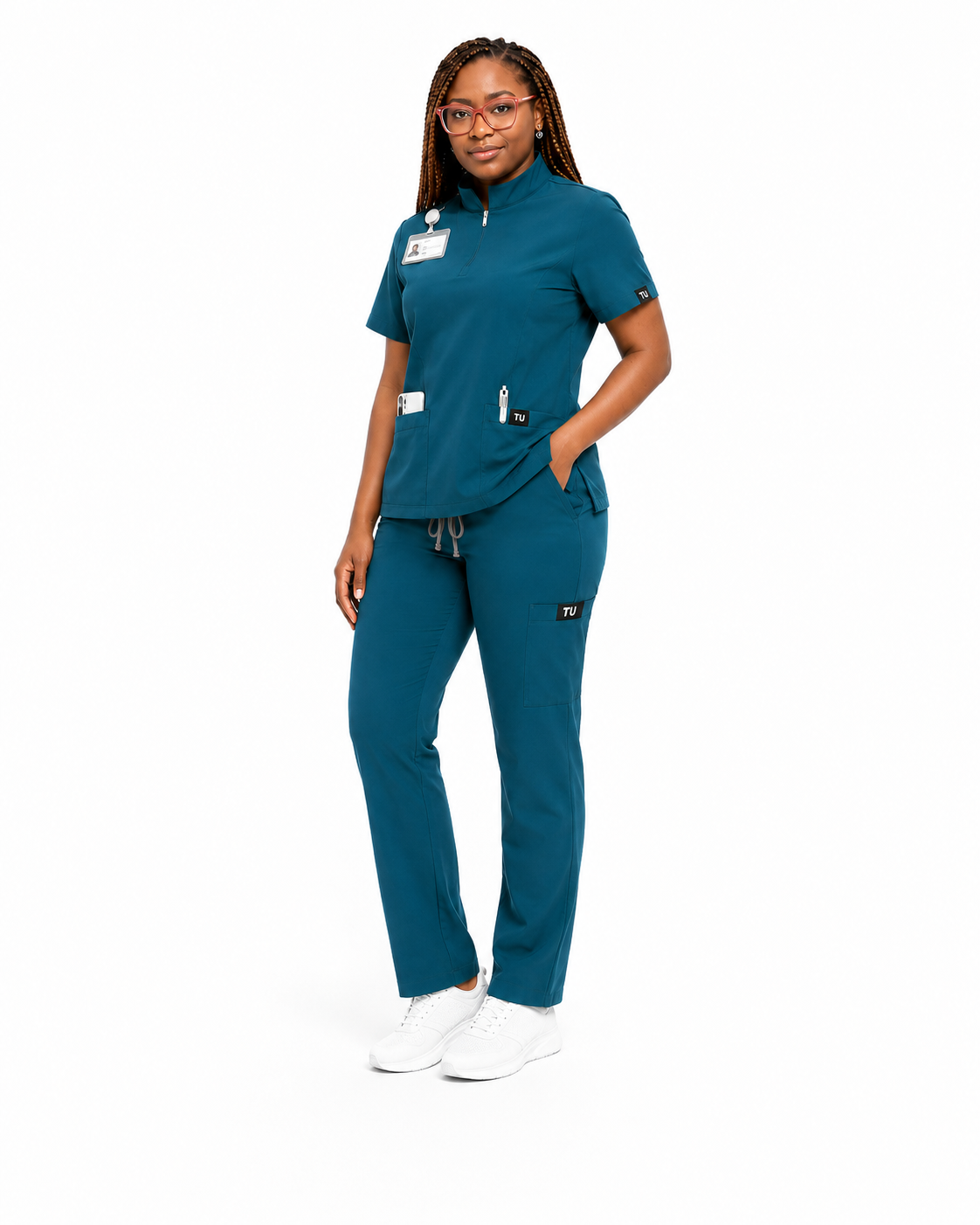 TU™ Signature Zip-Neck Utility Straight Leg Set