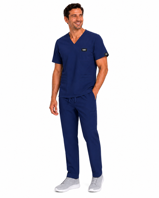 TU™ Signature Multi-Pocket V-Neck Straight Leg Scrub Set