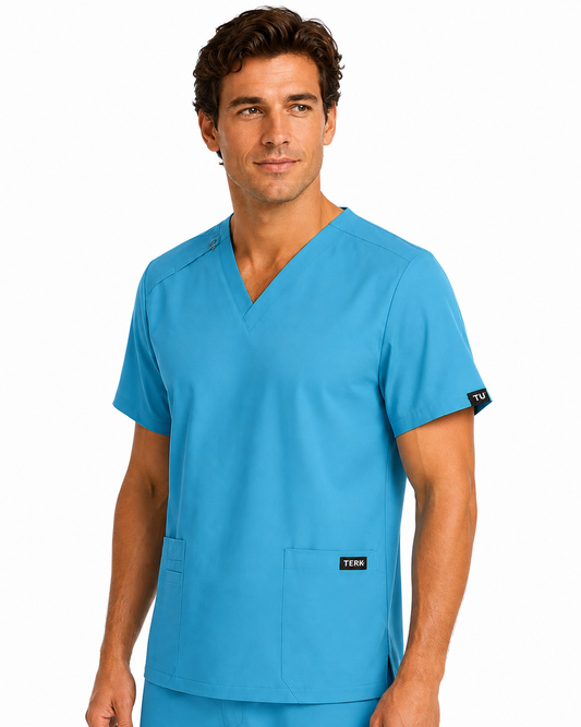 TU™ Signature Men’s & Women’s Unisex V-Neck Scrub Set