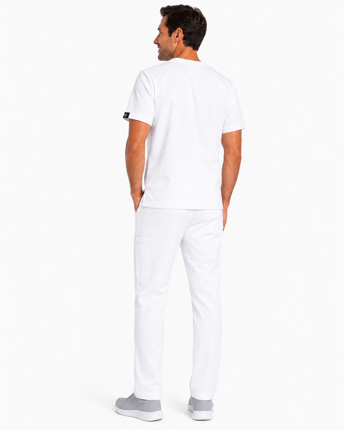 TU™ Signature Multi-Pocket V-Neck Straight Leg Scrub Set