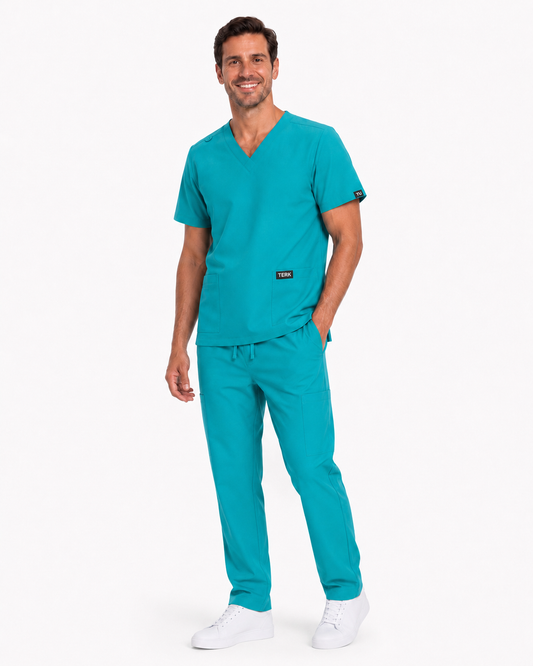 TU™ Signature V-Neck Straight Leg Scrub Set