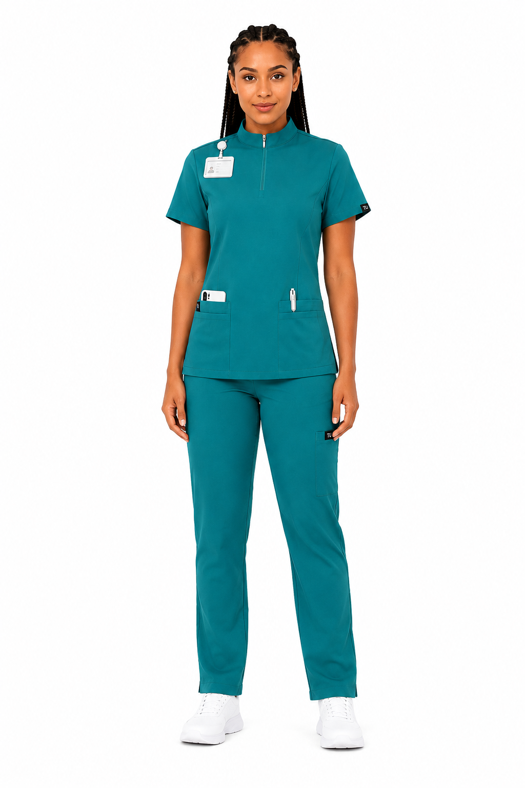 TU™ Signature Zip-Neck Utility Straight Leg Set