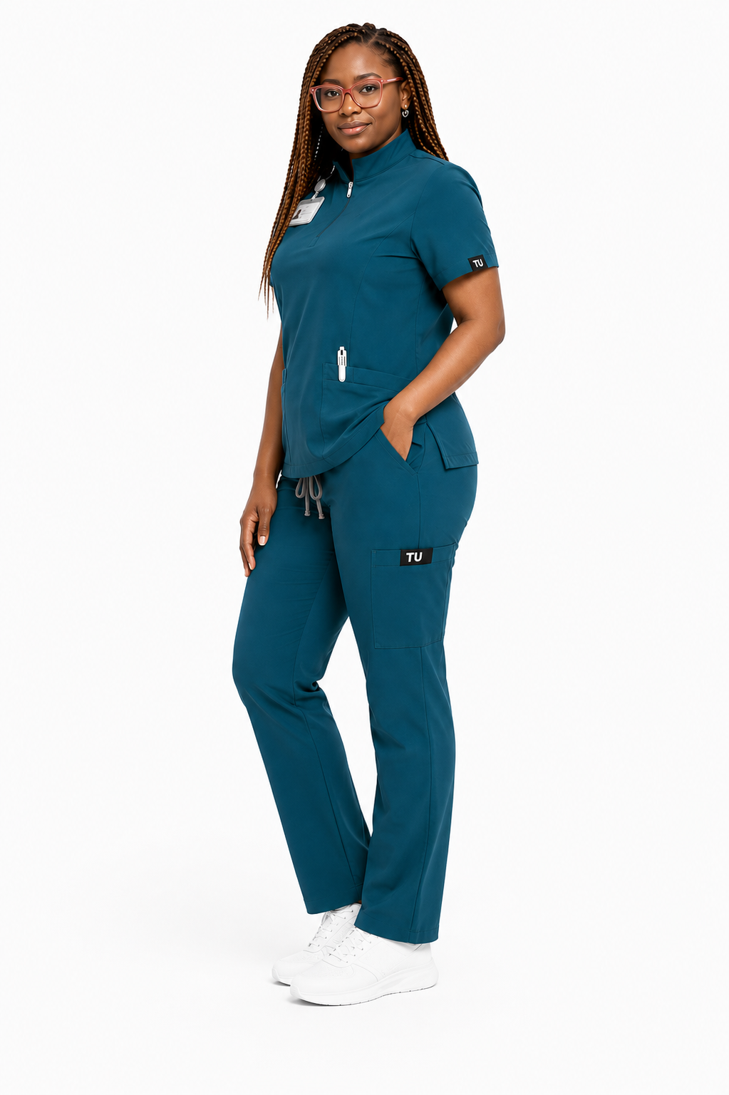 TU™ Signature Zip-Neck Utility Straight Leg Set