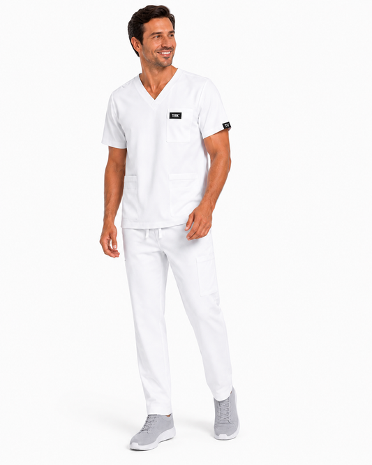 TU™ Signature Multi-Pocket V-Neck Straight Leg Scrub Set