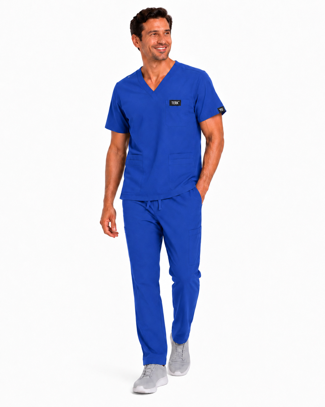 TU™ Signature Multi-Pocket V-Neck Straight Leg Scrub Set (Copy)
