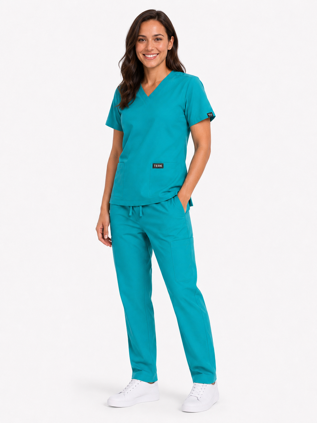 TU™ Signature V-Neck Straight Leg Scrub Set