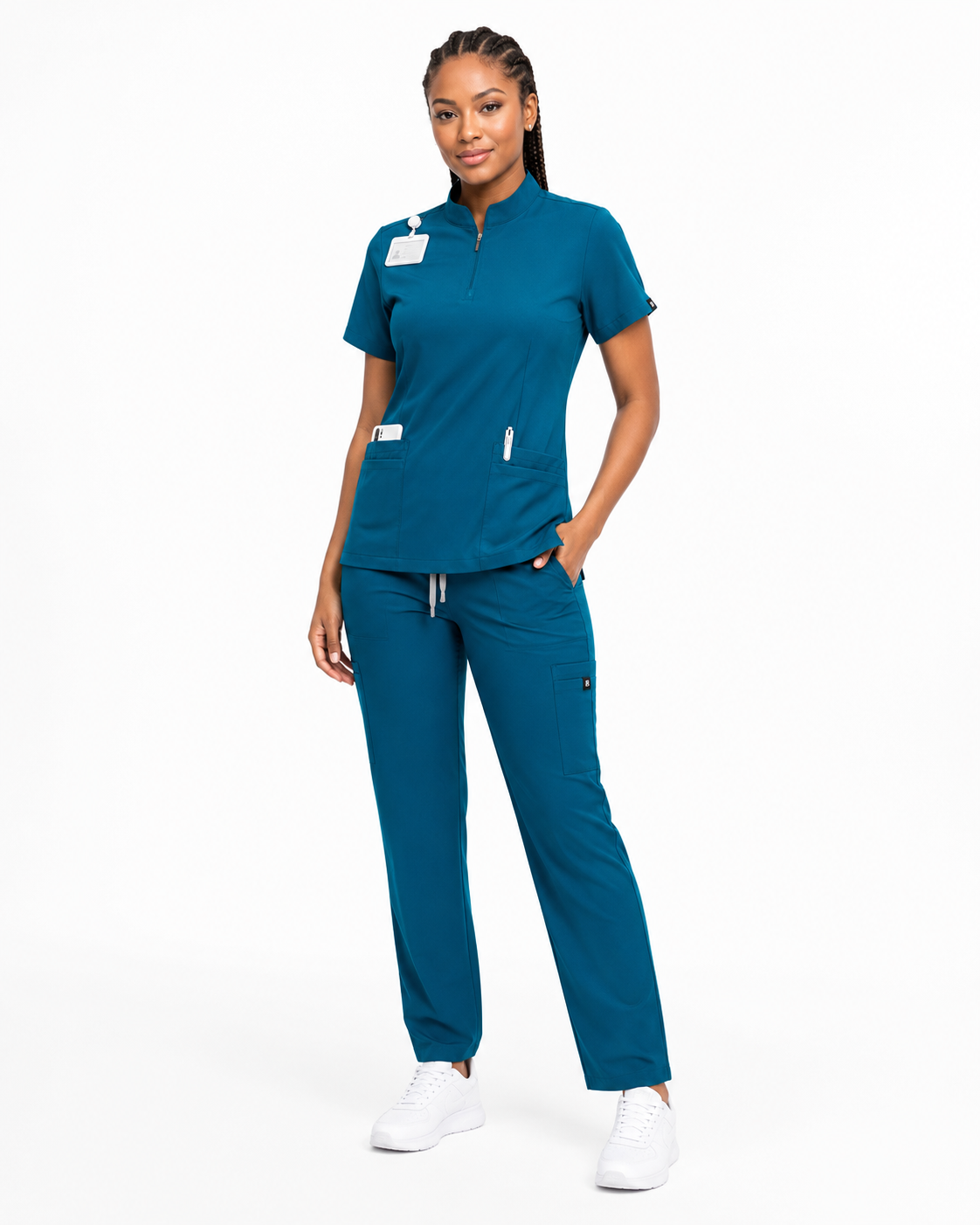 TU™ Signature Zip-Neck Utility Straight Leg Set