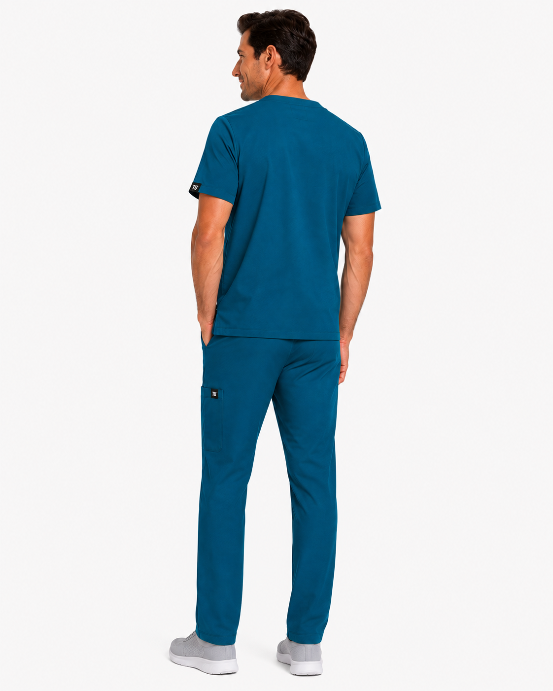 TU™ Signature Multi-Pocket V-Neck Straight Leg Scrub Set
