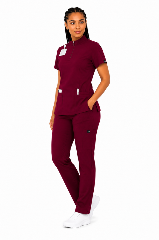 TU™ Signature Zip-Neck Utility Straight Leg Set