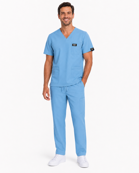 TU™ Signature Multi-Pocket V-Neck Straight Leg Scrub Set