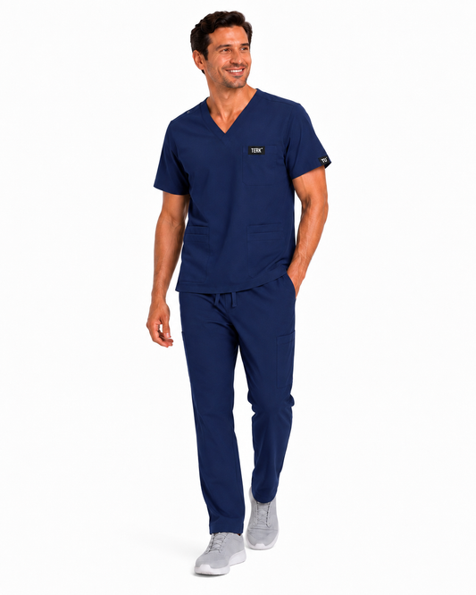 TU™ Signature Multi-Pocket V-Neck Straight Leg Scrub Set