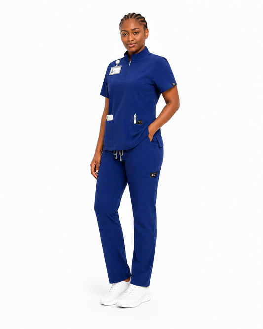 TU™ Signature Zip-Neck Utility Straight Leg Set