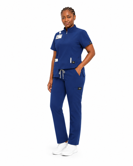 TU™ Signature Zip-Neck Utility Straight Leg Set