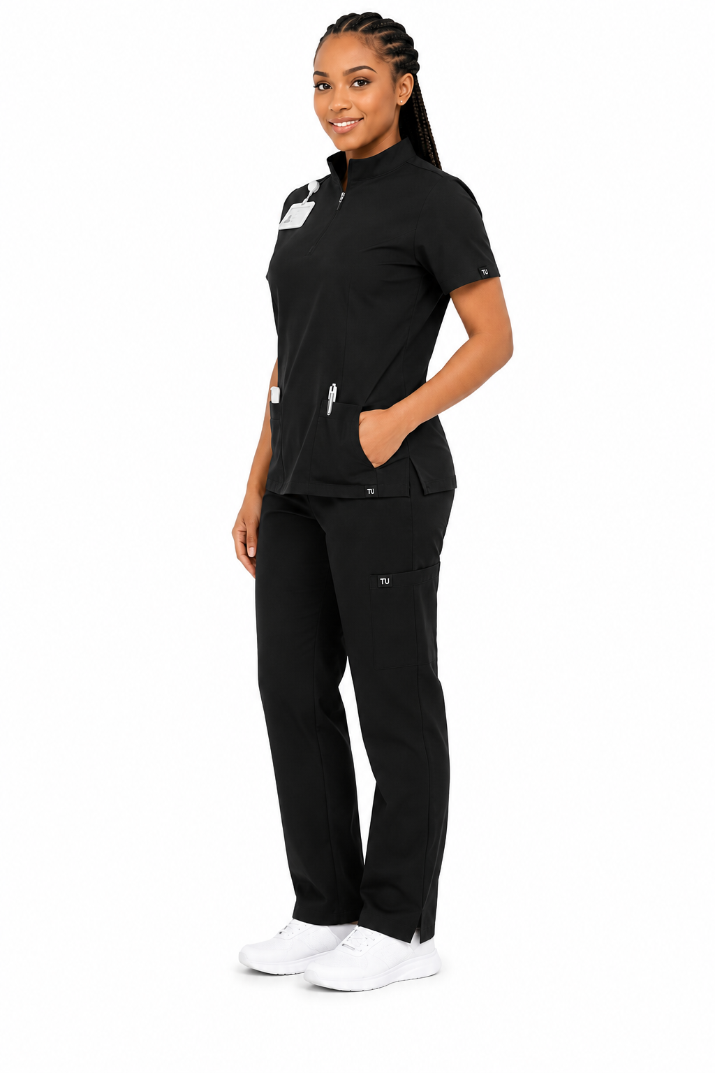 TU™ Signature Zip-Neck Utility Straight Leg Set