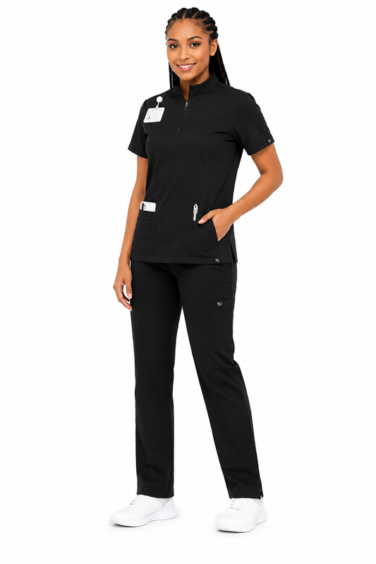 TU™ Signature Zip-Neck Utility Straight Leg Set