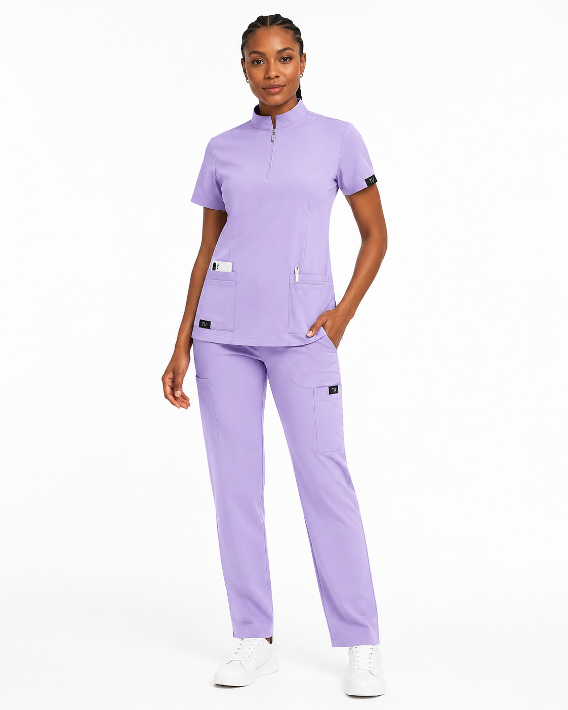 TU™ Signature Zip-Neck Utility Straight Leg Set